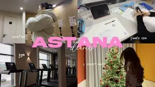 astana diaries | vlogmas ed. 🎄 сессия, рутина и тайный санта с подругами💚