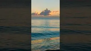 Too beautiful to be real, but it is #beach #oceansunrise #reflections