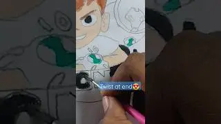 BEN 10💚from CN✨poster making #shorts #viral #ben10