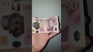 The New 50 Pound Note with King Charles
