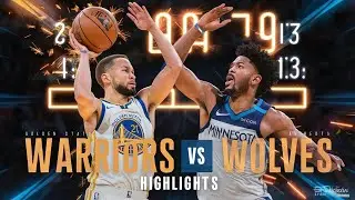 Warriors vs Timberwolves Highlights 2025 &mdash; Steph Curry & Anthony Edwards Clutch Shots