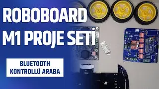 Roboboard M1 Proje Seti - Bluetooth Kontroll&uuml; Araba