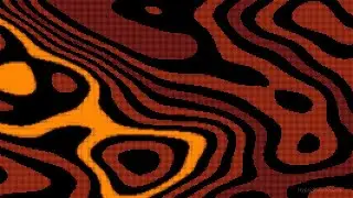 Y2K Pixel Glow Live Wallpaper &bull; 10-Hour Hypnotic LED Loop (4K 60FPS) | Orange, Red & Black