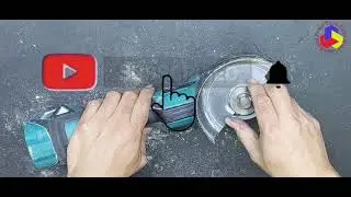 Makita Cordless Angle Grinder DGA517 DIY diagnosed and repaired Switch