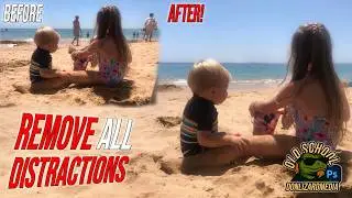 How To Remove ALL DISTRACTIONS from your photos in PHOTOSHOP