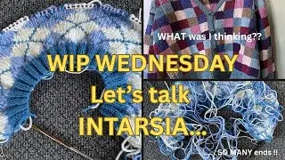 WIP Wednesday: Tackling Intarsia for Level 2 of the Master Hand-knitter Certification Program