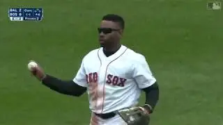 Jackie Bradley Jr. Makes Amazing diving catch vs Orioles