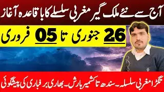A Fresh Western Disturbance Start From Today | Weather Update Today | Weather Forecast Pakistan