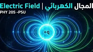 Electric Fields | A Clear and Step-by-Step Explanation  PHY 205 PSU المجالات الكهربائية | شرح مبسط
