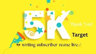 😎 writing subscriber name live✍️ || live name writing subscriber || ✨ #live #for you