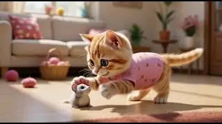 A Cute Meow Family of 3 on a New Adventure | Cute cat story 