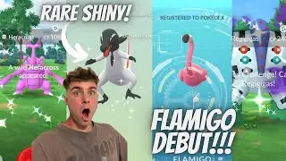 ✨RARE Shiny Salandit HATCHED, NEW Flamigo Debut and More in Pokemon Go!✨