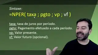 Função NPER no Excel