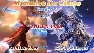 Alpha Male Showdown! M&eacute;moire Du Chaos 3.8 TRUE 0-Cycle E0S1 Archer E2S1 Phainon | Honkai Star Rail