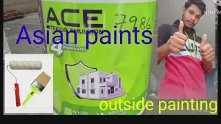 Outside painting 🖌️ Ela veyali painting Ila Hindi painting hila vndi outside
