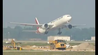 Kalitta Air Boeing 777-300ERSF take off, YIP