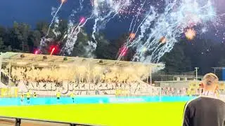 5.Liga!!!! - VfR Aalen - 1.FC Normannia Gm&uuml;nd 2:0 - Choreo und Pyroshow der VfR-Fans!