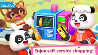 Baby Panda&rsquo;s Supermarket Adventure | Kids Grocery Shopping 