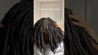 Loc Retwist #locs #loccommunity #locretwist