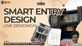 Modern Compound Wall & Automated Sliding Gate Design | Entry Lvl. Difference Explained |Rupesh range