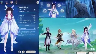 Massive Columbine Buffs?! Columbina Gameplay Kit & White Horse C6 Leak - Genshin Impact