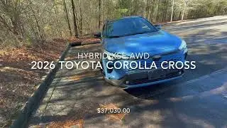 2026 Toyota Corolla Cross Hybrid XSE AWD Walkaround