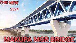 The new MAKUPA MGR railway bridge complete// ready for commuter railway