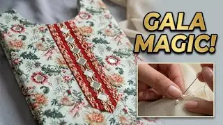 Beads Flower New Neck Design ||Beads flower wala gala Tutorial#fashion #sewing #trending#neck#design