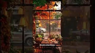 Rainy Caf&eacute; Jazz ☕🌧 Smooth Jazz for Relaxing Evenings  #instrumentalmusic #shorts #musiclistenrelax