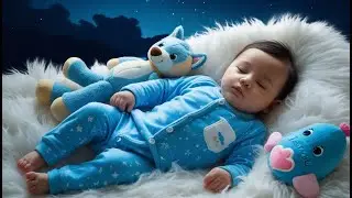 Baby Sleep Music💖Soft Starfall Lullaby💤Miracle Dream Ease💫Mozart & Brahms Lullabies