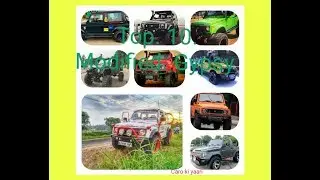 Top 10   Modified Gypsy.  In INDIA. l Maruti Suzuki l  special l   Off roading  gypsy🚓🚓🚓🏎️🚖🚐