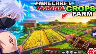 I Built the PERFECT Crop Farm! 🌾 | Minecraft Survival Serise #2