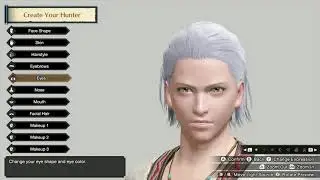 Monster Hunter Rise Swtich - Character Creation Male Nintendo Switch