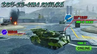 ZSU 23-4M4 Shilka MWT Anti Aircraft Tank Tier 2 Gameplay | MWT tank battles