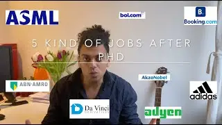 5 Kind of Jobs after PhD | PhD jobs in Netherlands |Different industries that hire a PhD