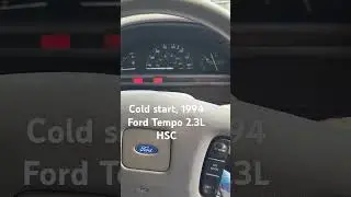 1994 Ford Tempo 2.3L HSC cold start, ~ 111k miles.