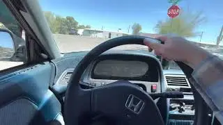 1991 Honda Civic EF Sedan Cruise Through My Historic Neighborhood.