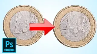 Photoshop Tutorial - 4 Euro Münze erstellen