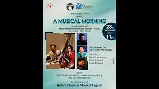 Shriram Millennium School Noida | Morning Raaga | Ujith Uday Kumar| Subrata De 