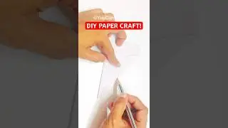 WOW! Easy Paper Star Craft ✂️ | Paper Cutting Magic#shorts