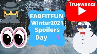 FabFitFun Winter 2021 Spoiler Sneak Peak Day 1