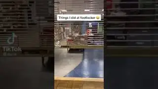 CRAZY FOOTLOCKER CHALLENGE🤯🏀 #shorts