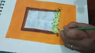 beautiful painting #acrylic#tutorial#sangetaaojha#window