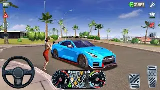 New Nissan GTR Crazy City Uber Driving Drive - Taxi Car Simulator : EVO | Android Gameplay