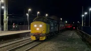 Rail Ops Group 37407 (Blackpool Tower) tour returns + services at Warrington Bank Quay (15/12/24)