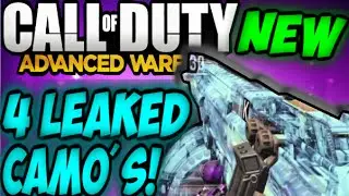 Call of Duty Advanced Warfare ALL 4 NEW CAMO'S GAMEPLAY X-RAY/JACKPOT/DISCO/ACES DLC Guns Camo INFO