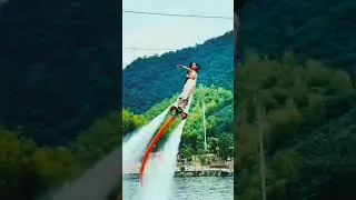 Romantic flyboard ride😍 #reels #flyboard