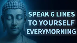 Speak 6 Lines To Yourself Every Morning | Buddhist Teachings for Life