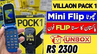 Best Flip Phone 2025 | Villaon Pock 1 Folding Mobile Phone Unboxing 2025