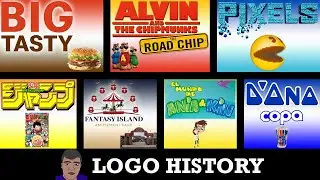 LOGO HISTORY - Pixels, Big Tasty, Weekly Shōnen Jump, Alvin and the Chipmunks The Road Chip & More..